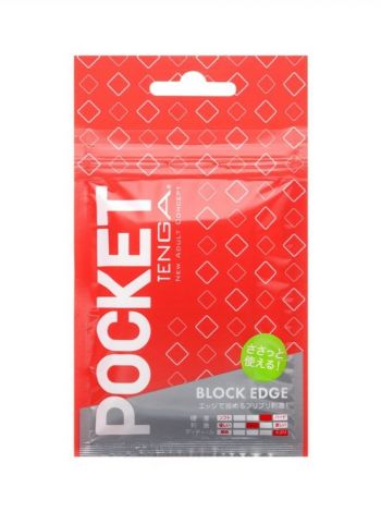 Masturbator Pocket Tenga de unica folosinta, Block Edge